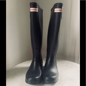 Hunter Original Tall Rain Boots, size 37